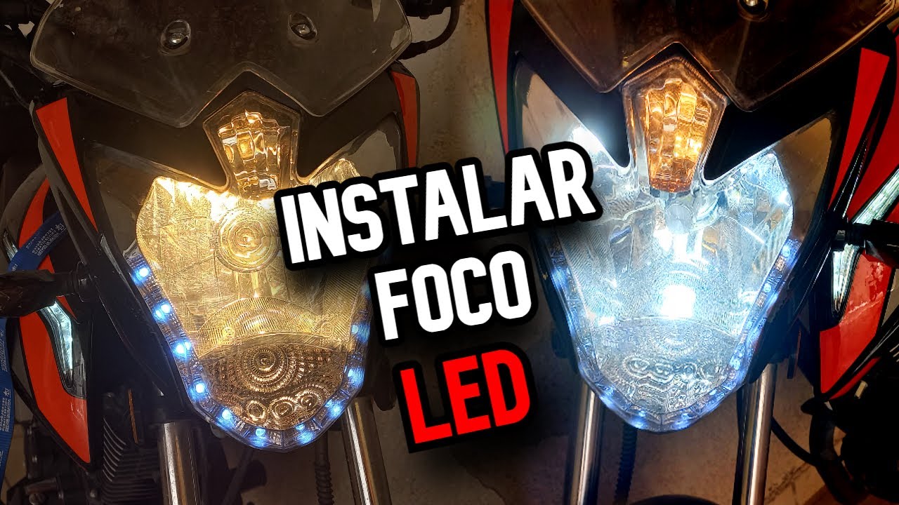 INSTALAR foco LED de media vuelta para moto