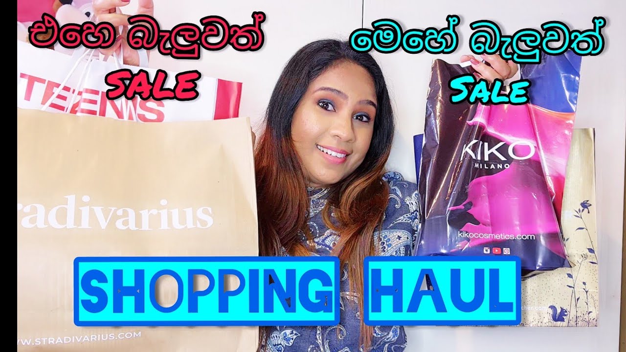 SHOPPING HAUL | TRY ON |  winter sales  2021| SINHALA