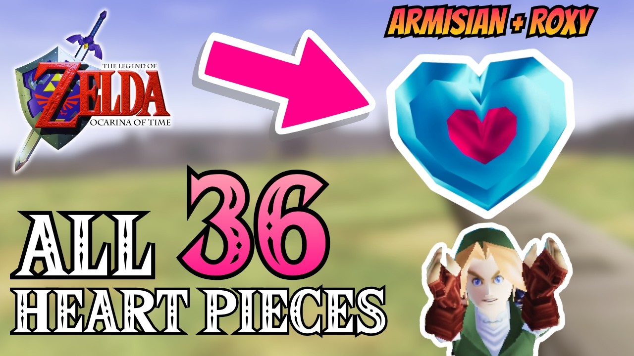 ALL 36 Heart Pieces in Zelda: Ocarina of Time