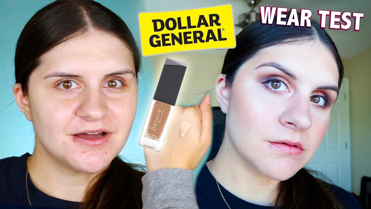Trying Dollar General's $5 Foundation...| OILY/ACNE SKIN WEAR TEST