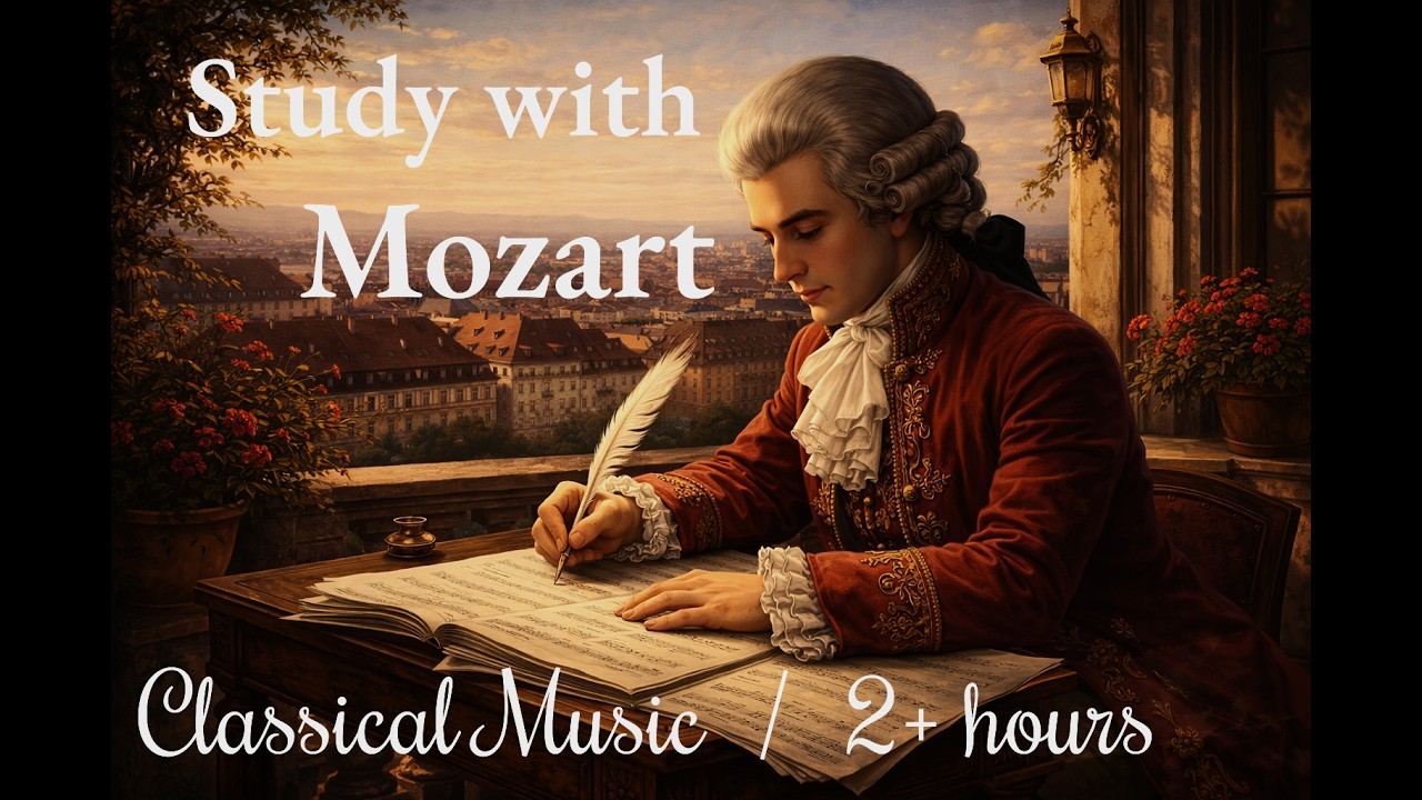 Study with Mozart | 2+ Hours of Classical Study Music