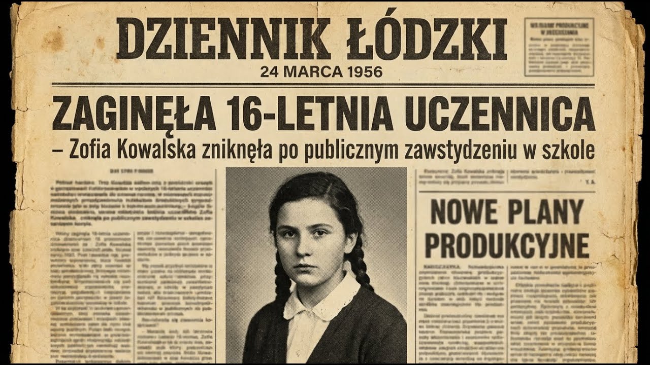 1956: Uczennica została publicznie zawstydzona w szkole — trzy dni później zniknęła
