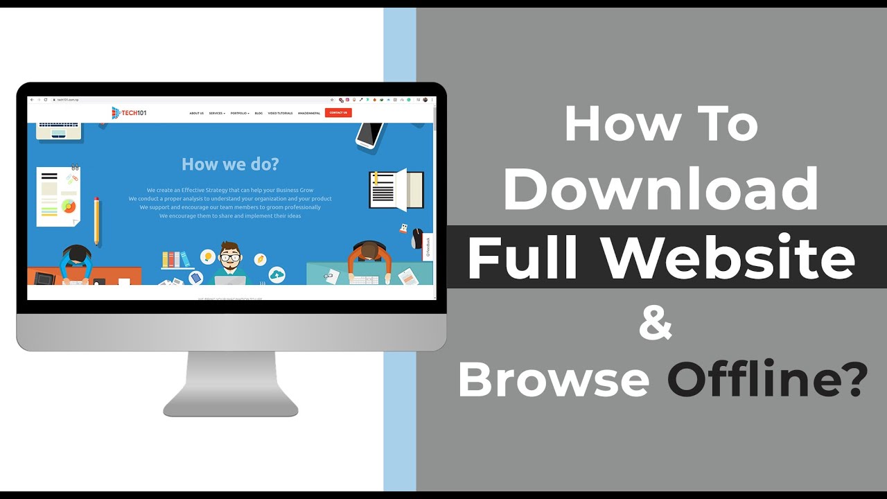 How to download full website and browse offline?