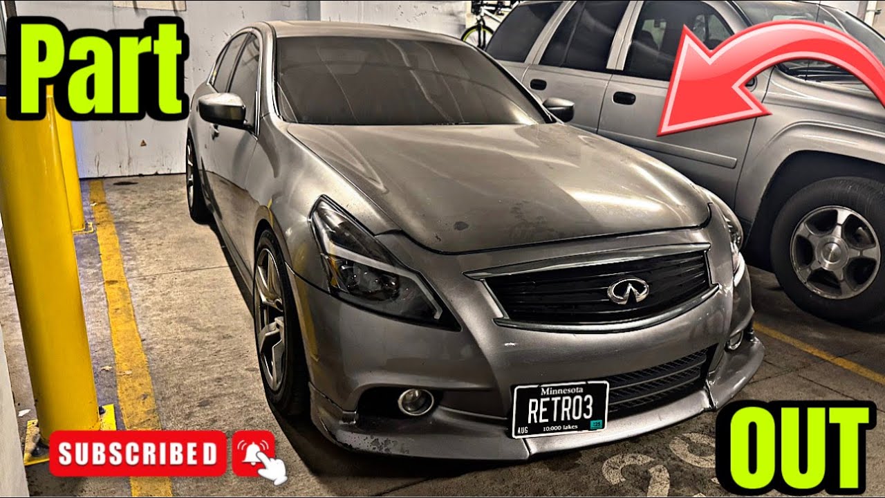 Разбираю свой Infiniti G37 на запчасти, готовлю к установке турбонаддува!!!!😈
