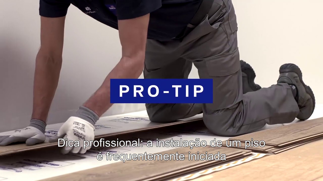 COMO COMEÇAR A  INSTALAÇÃO DO PISO LAMINADO QUICK-STEP