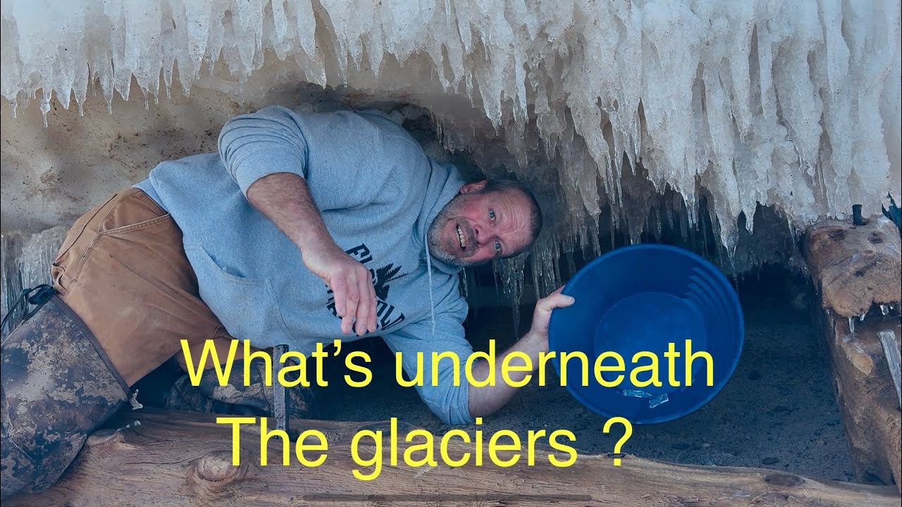Beach mining UNDER the glaciers ?