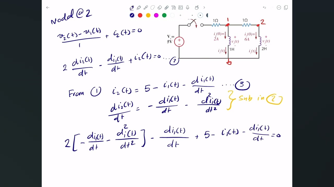 M11 - 11 - Second-Order Transient Circuits: Example 5
