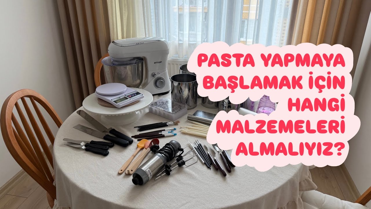 PASTA YAPMAYA BAŞLAMAK İÇİN İLK AŞAMADA HANGİ MALZEMELERİ ALMALIYIZ? #reklam #butikpasta