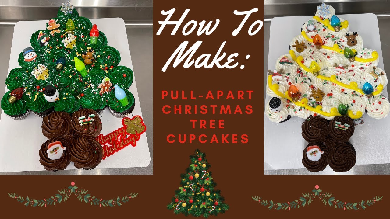 How To Make: Pull-Apart Christmas Tree Cupcakes