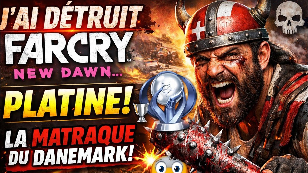 J’ai DÉTRUIT Far Cry New Dawn… PLATINE 🏆 | Appelez-moi la MATRAQUE DU DANEMARK 💥😱