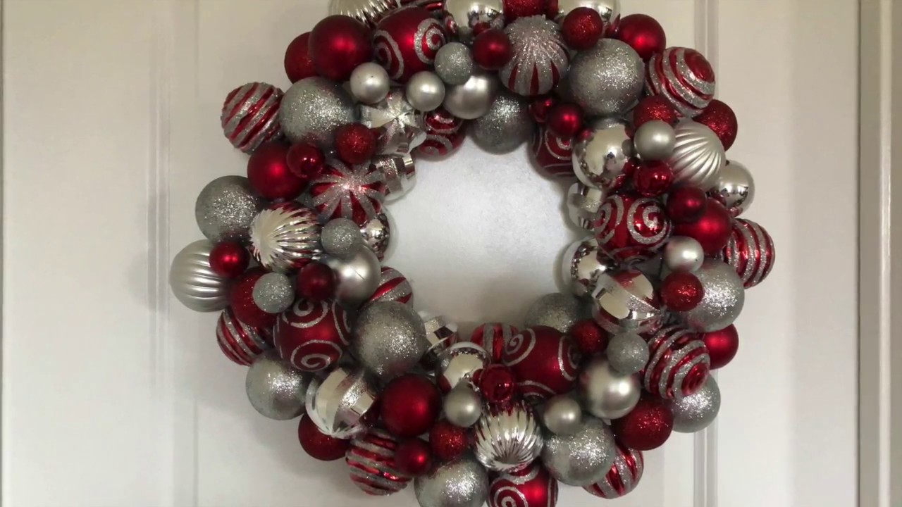 Ornament Wreath DIY Tutorial