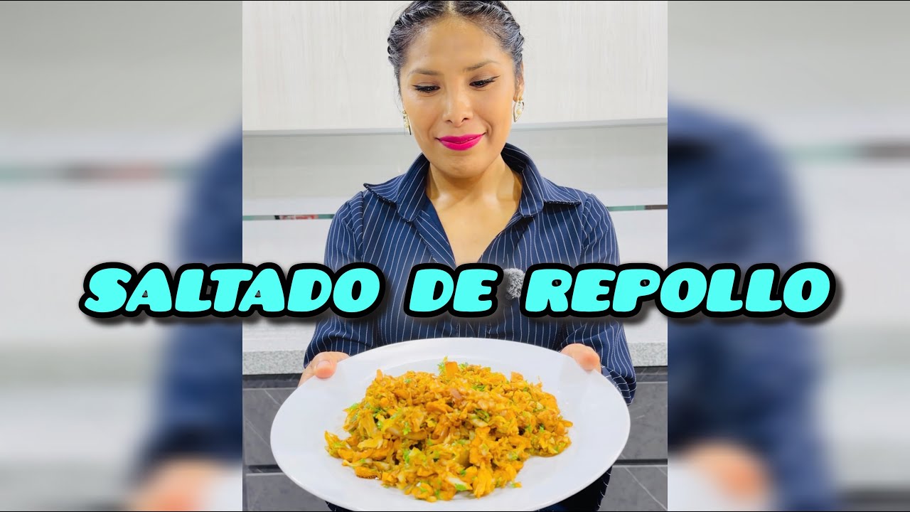 Saltado de Repollo (receta saludable)