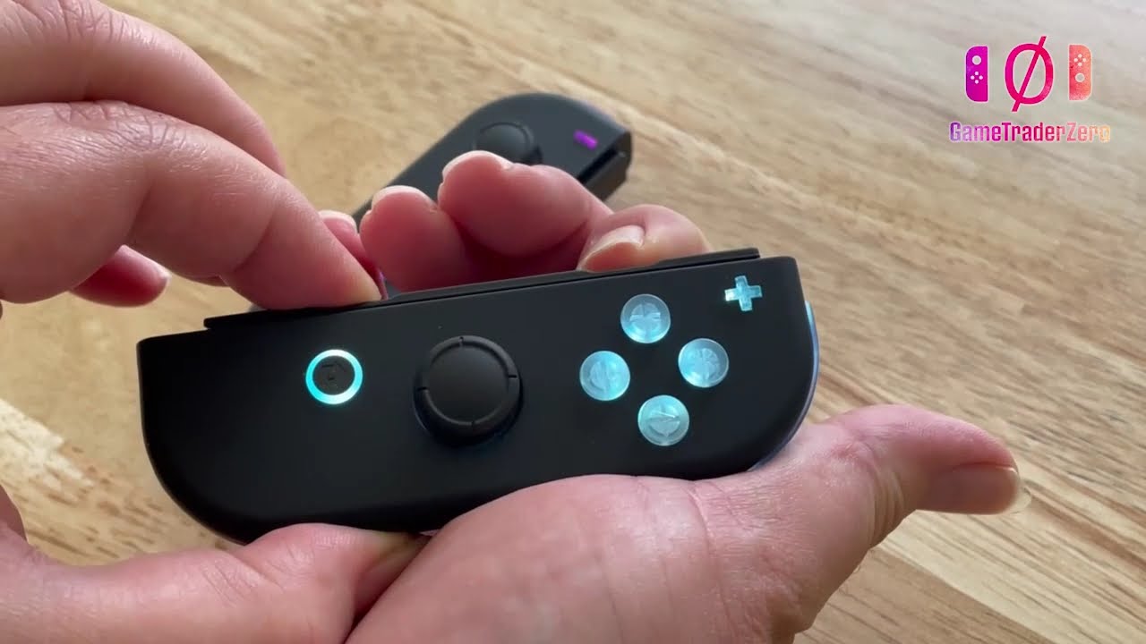 This Joy-Con has a secret! Nintendo Switch LED backlit buttons MOD.