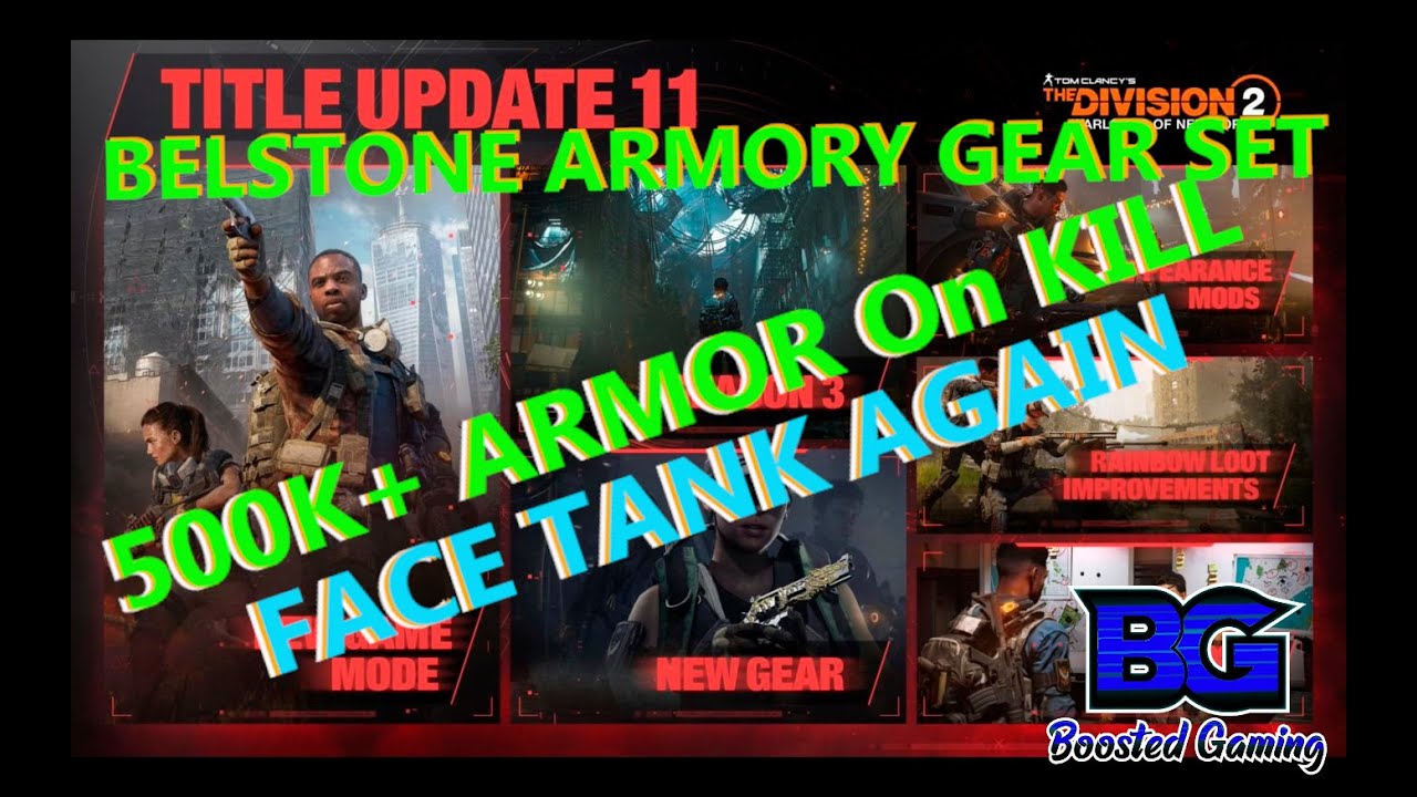 INSANE ARMOR BUILD!!!! - The Division 2 - Belstone Armory Build - TU11 PTS Build