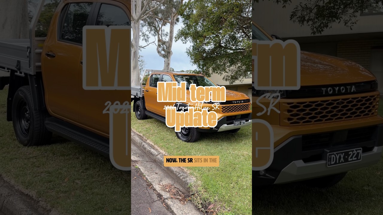 Промежуточный обзор: Toyota Hilux SR 2026 года, 4x4, двухрядная кабина с шасси @toyotaaustralia #...