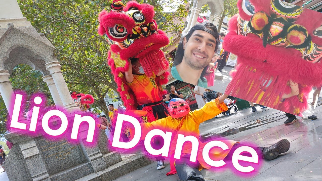 Chinese New Year 2022 Lion Dance in CBD Melbourne with Uncle Behrang