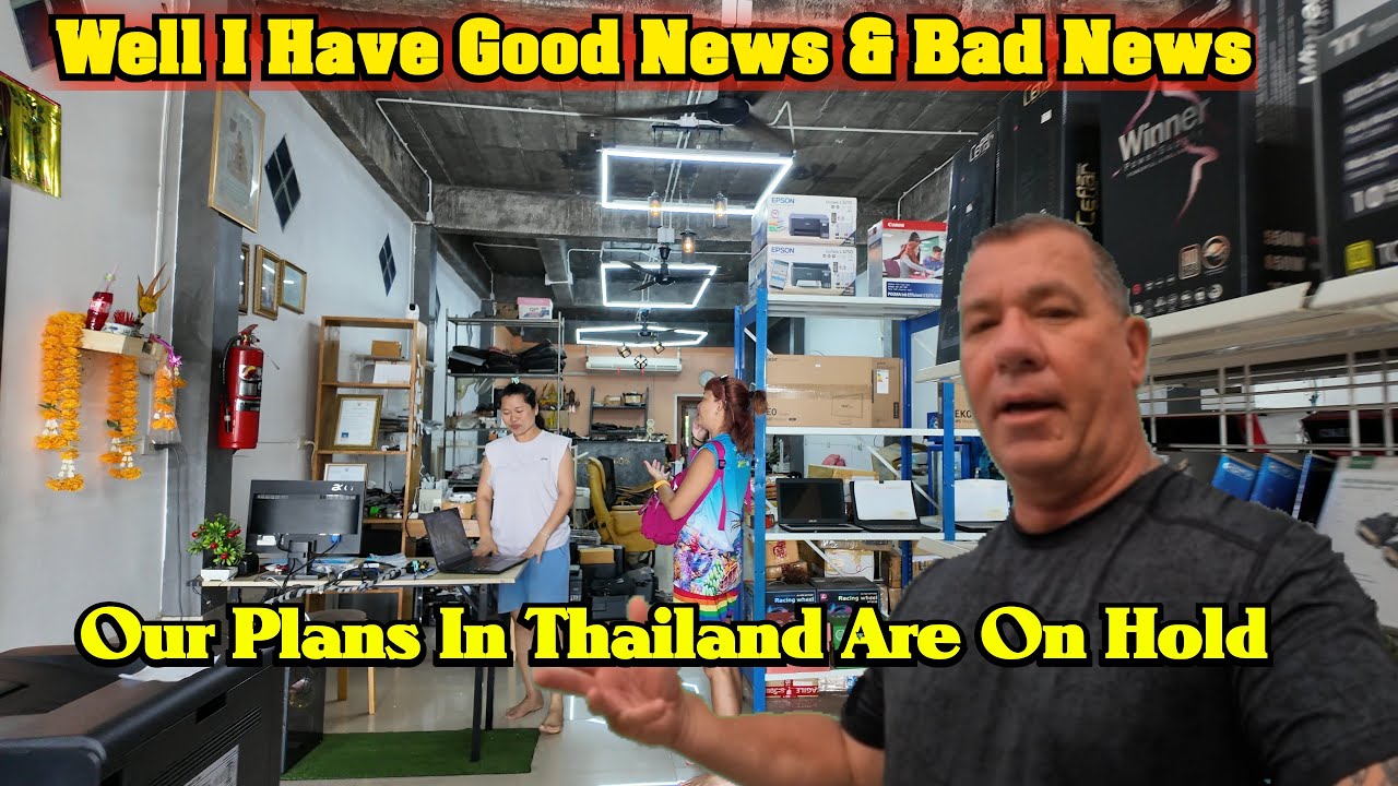 Always Bad News First! Our Thailand Journey Is On Hold In Surat Thani.