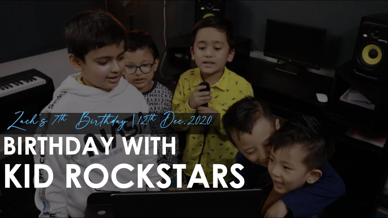 Zach's Birthday with Kids Rockstars | 2020 | Kids Performance | Part 1 |