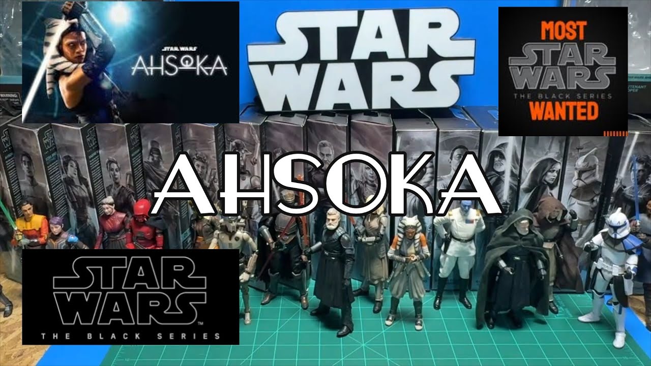 STAR WARS THE BLACK SERIES – MY ACTION FIGURE COLLECTION AHSOKA #starwars #ahsoka #blackseries