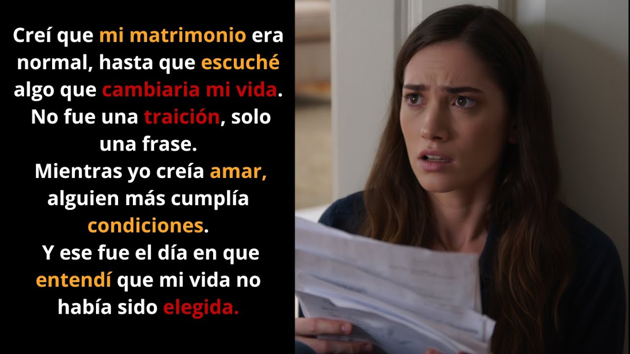 Historia Triste: Nunca supe que mi matrimonio era un acuerdo.
