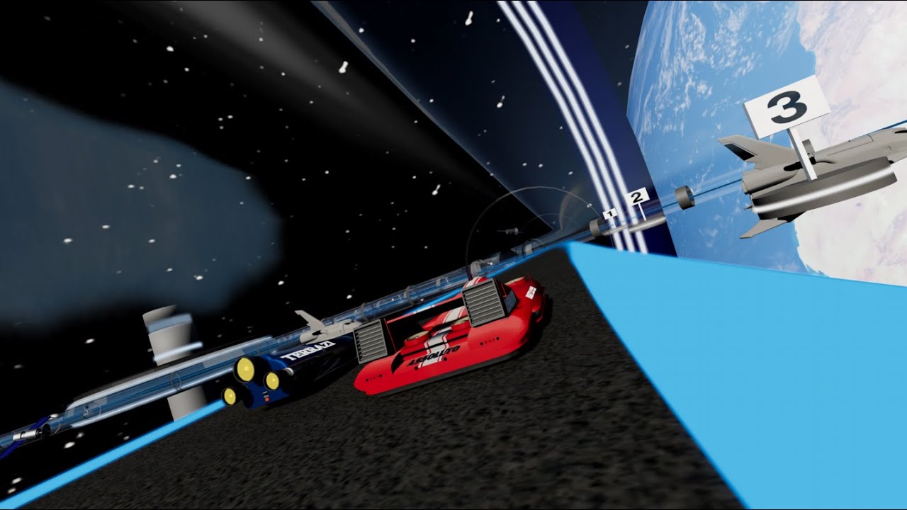 BeamNG - Orbital Space Course + Ridge Racer Machines (2025/03/31)