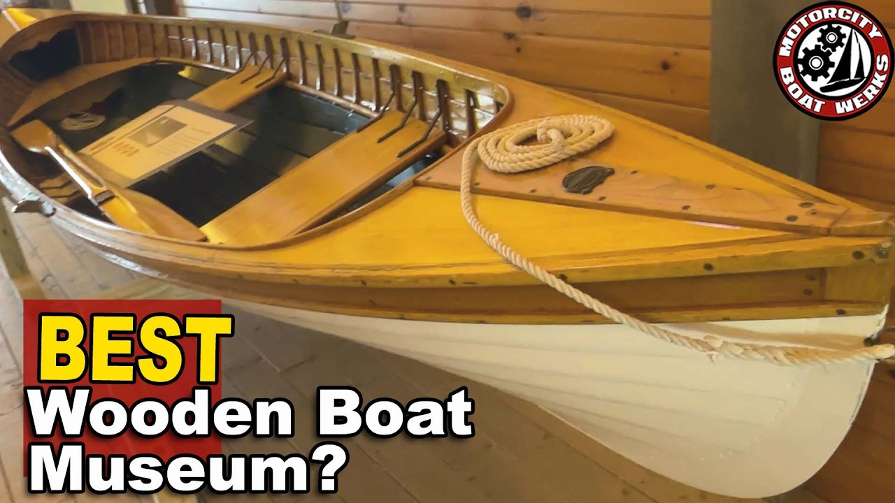 The Antique Boat Museum 🇺🇸 Tour | Wooden Boat Building Inspiration and Restoration   ( Ep87)