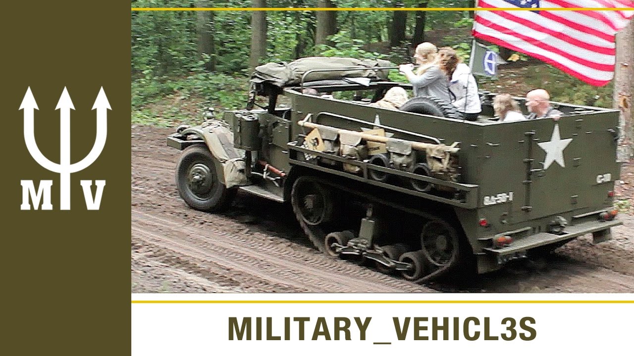 Driving Halftrack M3