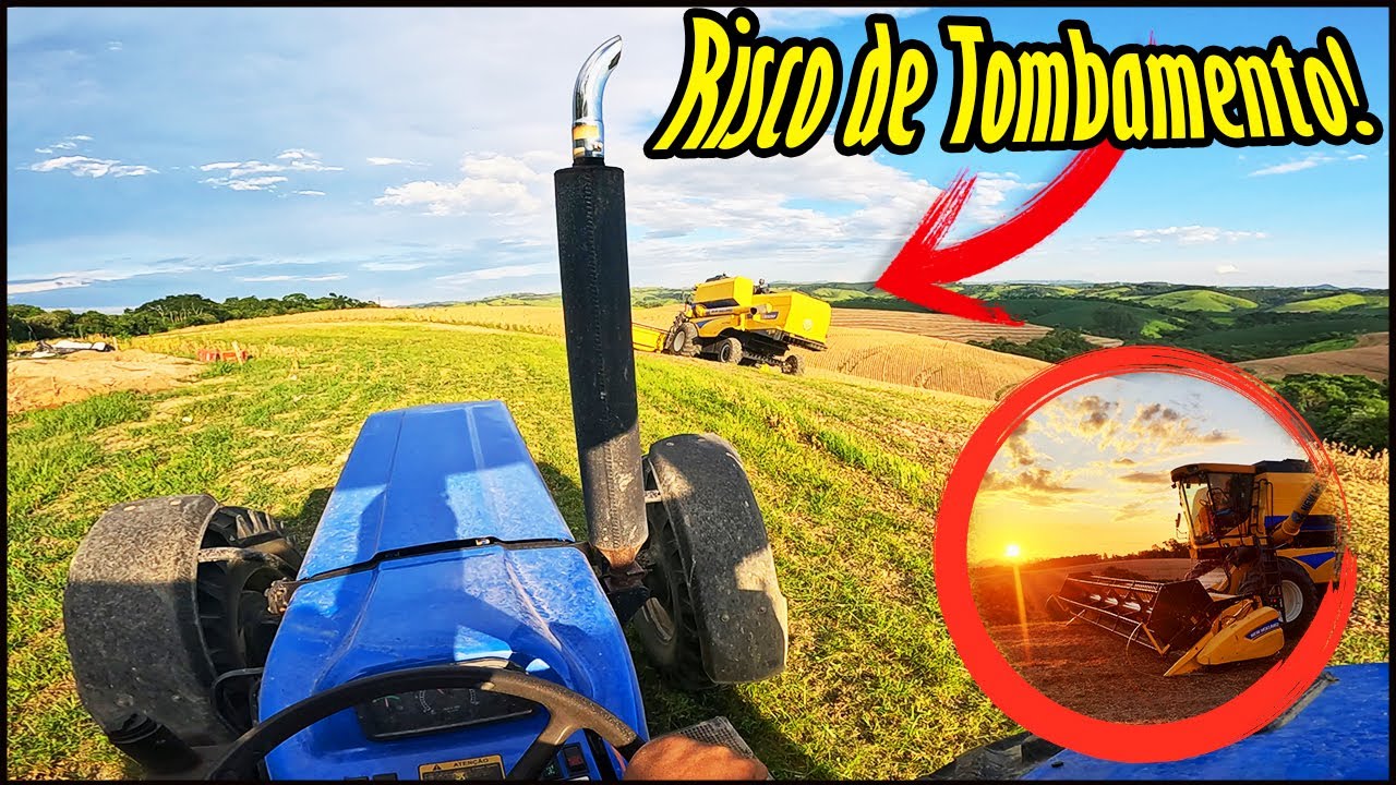 VOLTEI COM O 7630 SEM GABINE! BAZUKANDO SOJA! COLHEITADEIRA EMBUCHOU SOJA TA MUITO VERDE!