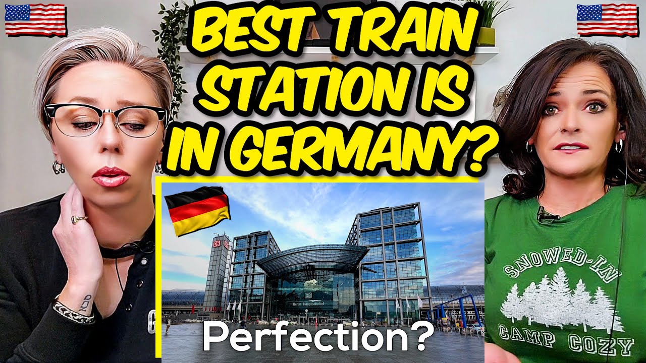 American Couple Reacts: Germany Has The World's Best Train Station? FIRST TIME REACTION