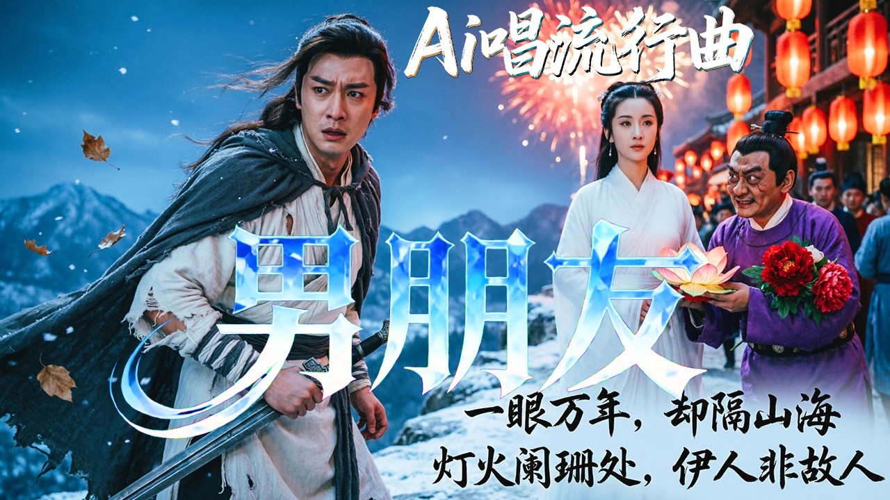 【AI唱流行曲】《男朋友》-【原唱：古天樂】Ai男聲演唱 [三] 粵語廣東歌 | 尋秦記 | 天命最高 | 古老闆 |