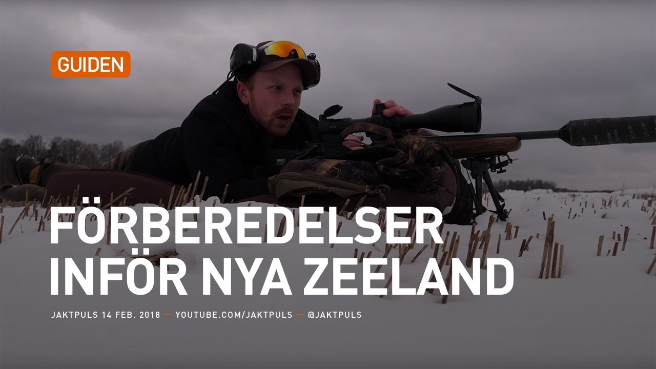 Förberedelser inför Nya Zeeland