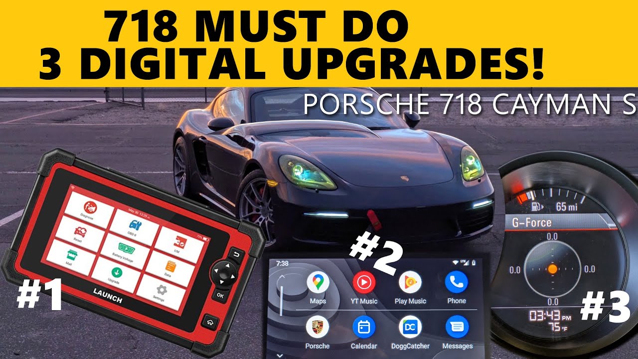 Three upgrades you MUST DO for your 718 Boxster / Cayman