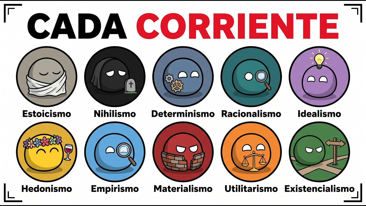 Todas Las Corrientes Filosoficas Explicadas en 11 Minutos