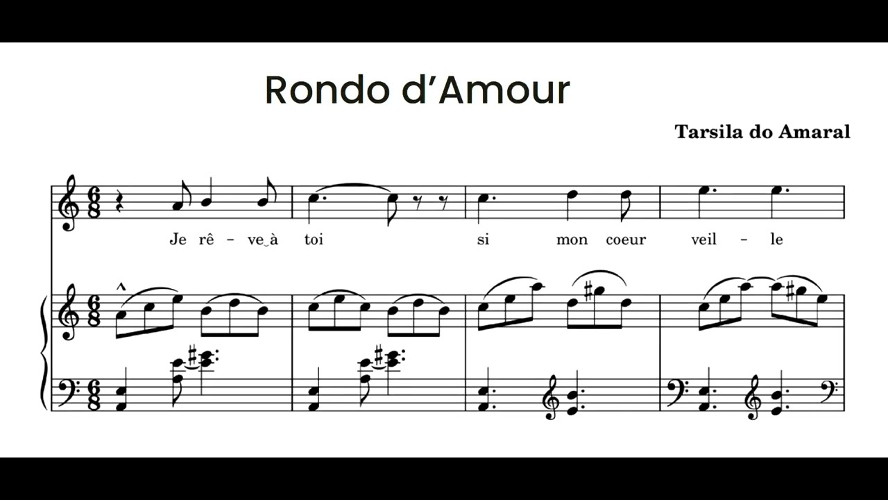 Tarsila do Amaral - Rondo d'amour (Elke Riedel, soprano; Durval Cesetti, piano)