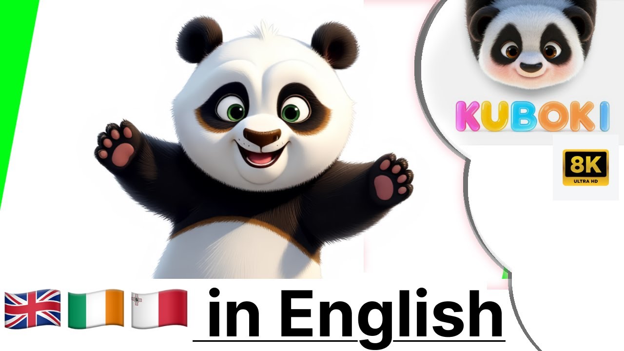 🇬🇧  Million Kisses: The Cutest Panda Song 💋🐼 | Hugs & Love for Kids (Kuboki Official)