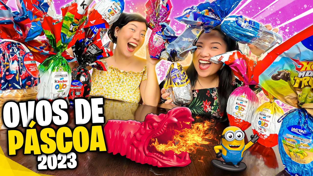 Abrindo E Avaliando Ovos De Páscoa 2023 Com Surpresa!