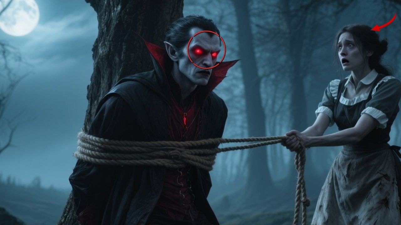 Waitress Finds the Vampire King Chained to a Tree—What He Did Next Changed Her Life Forever