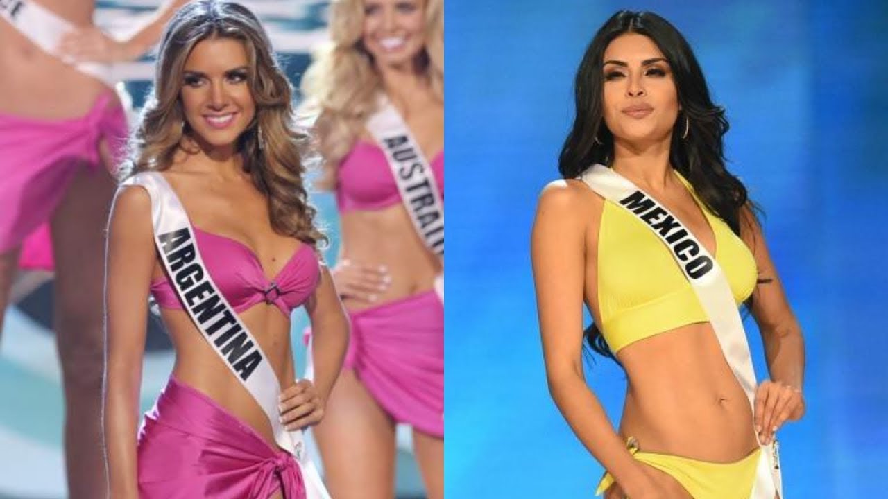 ARGENTINAS vs MEXICANAS en Miss Universo