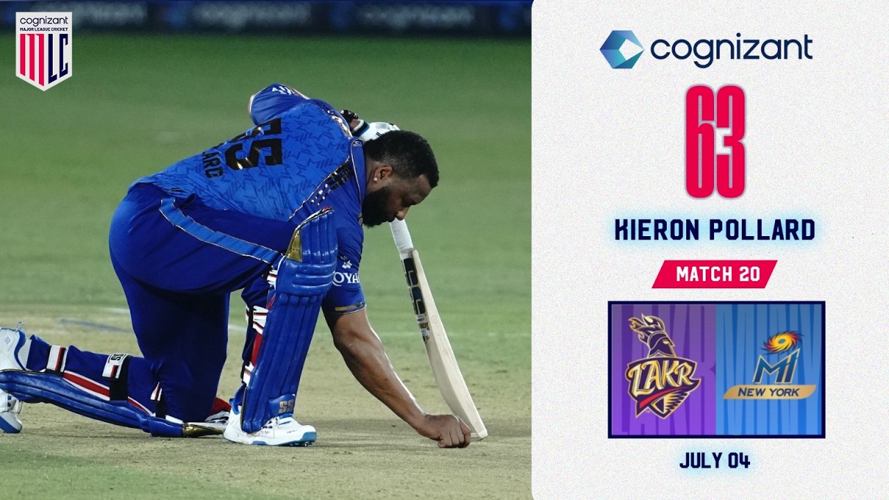 Kieron Pollard Doing What He Does Best | Cognizant Major League Cricket 2026