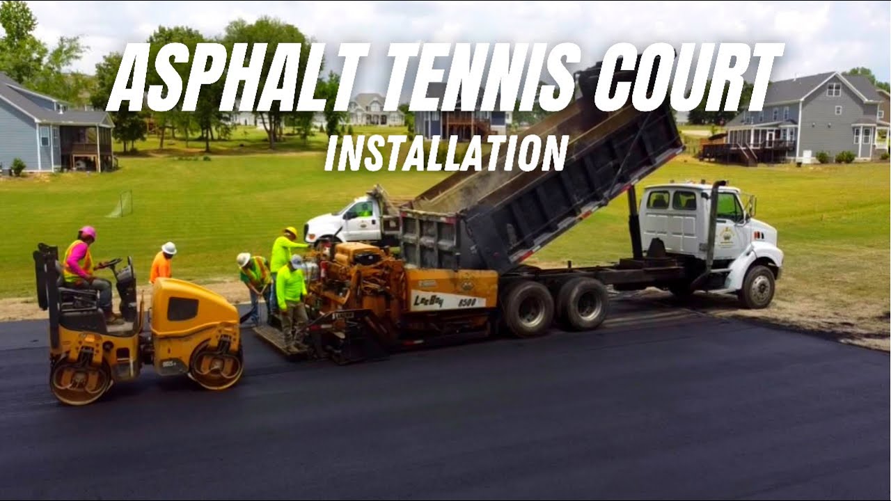 ASPHALT PAVING A TENNIS COURT - Diamante’s Construction LLC