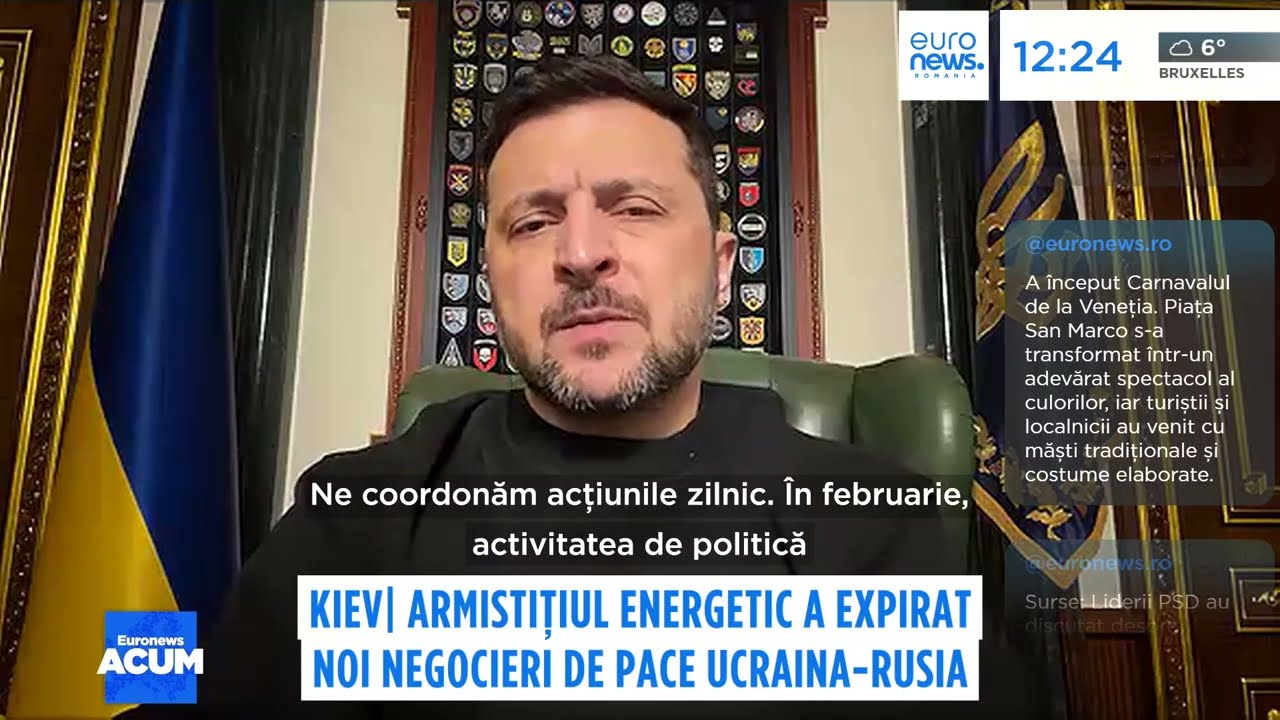 Armistițiul energetic a expirat. Noi negocieri de pace între Ucraina și Rusia