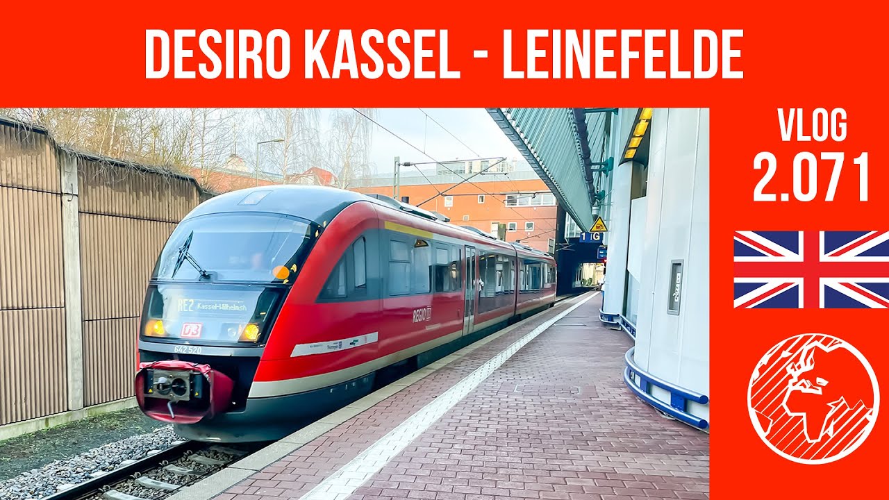 With a Desiro from Kassel to Leinefelde | TripReport (1st class) | Vlog 2.071