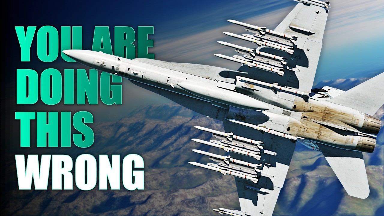 Полезная нагрузка F/A-18: мой секрет победы в воздушных боях | DCS | Учебное пособие