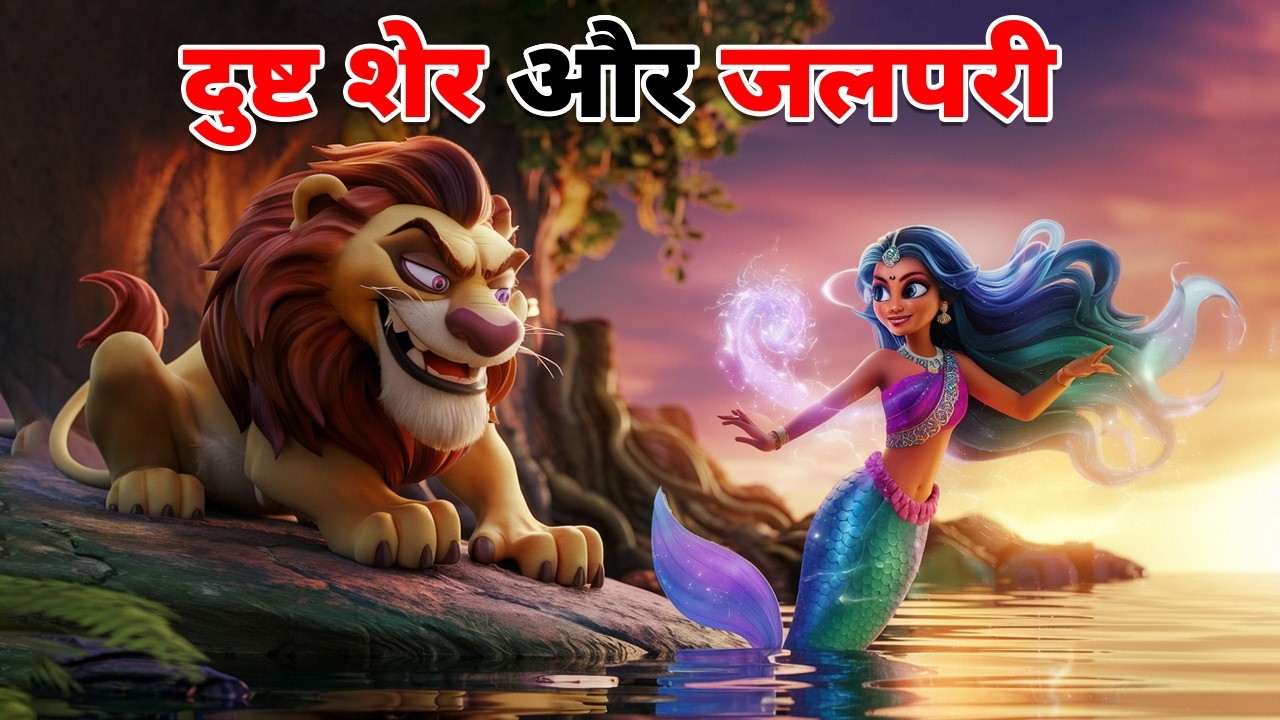 दयालु जलपरी और दुष्ट शेर | DAYALU JALPARI KI KAHANI | BEDTIME STORIES | KAHANIYA | HINDI STORIES