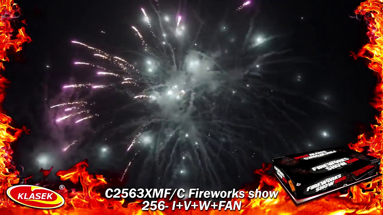 Pokaz fajerwerków C2563XMF C Fireworks show 256 strzałów