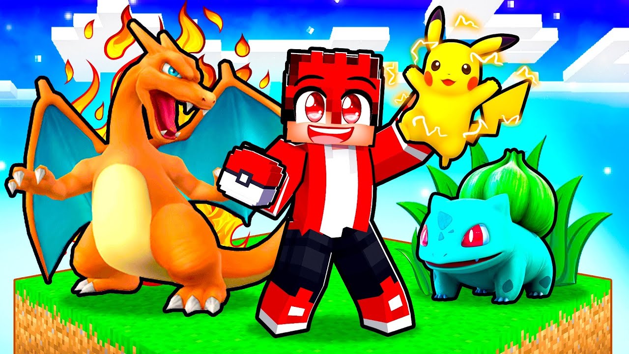Becoming a POKEMON TRAINER in Minecraft!