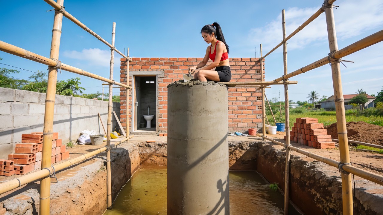 24時間でバスルームを完全建設 – 設備を全て設置 | 24 Hours Complete Bathroom Build – Installing All Facilities
