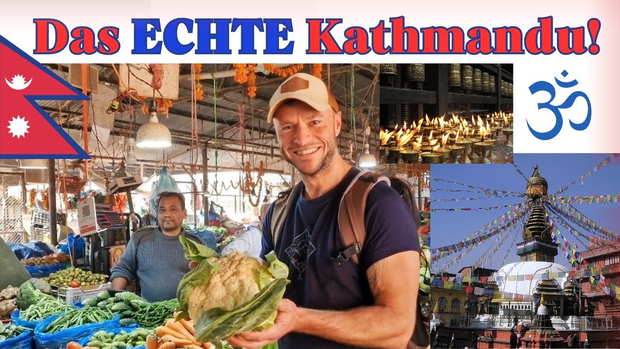 Kathmandu Nepal: Stadtrundgang abseits der Touristenpfade (geheime Tempel, Gemüsemarkt, etc.)