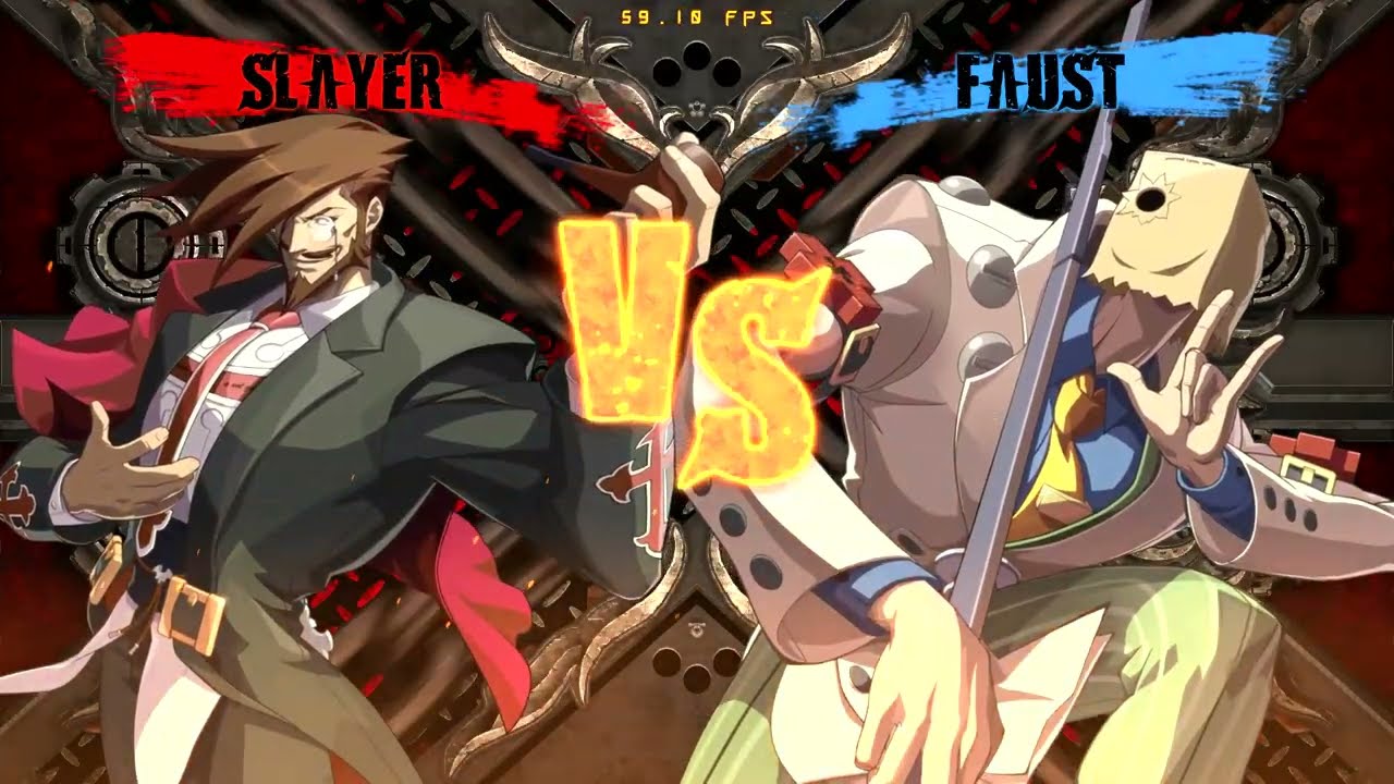 Slayer vs. Faust(me) (Guilty Gear Xrd  REV2)