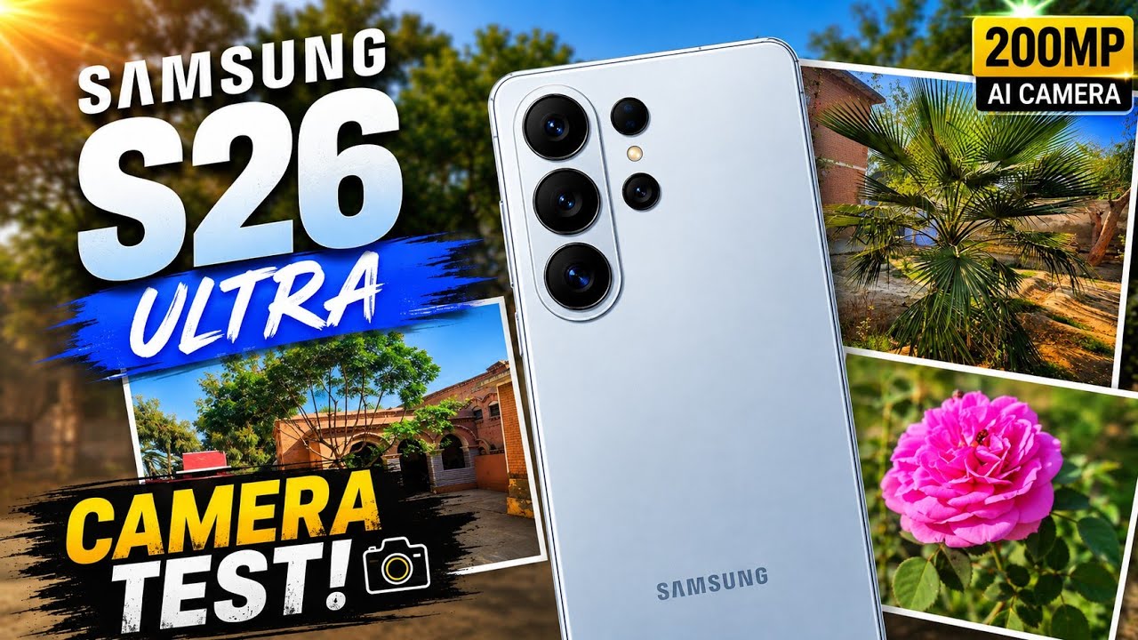 Тест камеры и зума в прямом эфире на Samsung Galaxy S26 Ultra